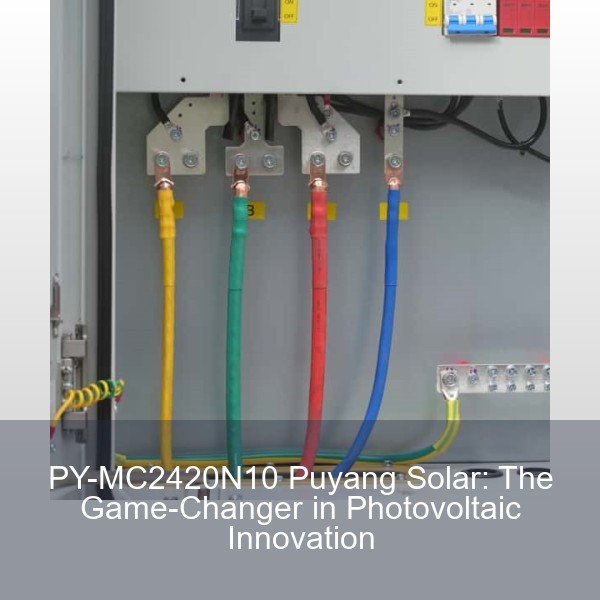 PY-MC2420N10 Puyang Solar: The Game-Changer in Photovoltaic Innovation